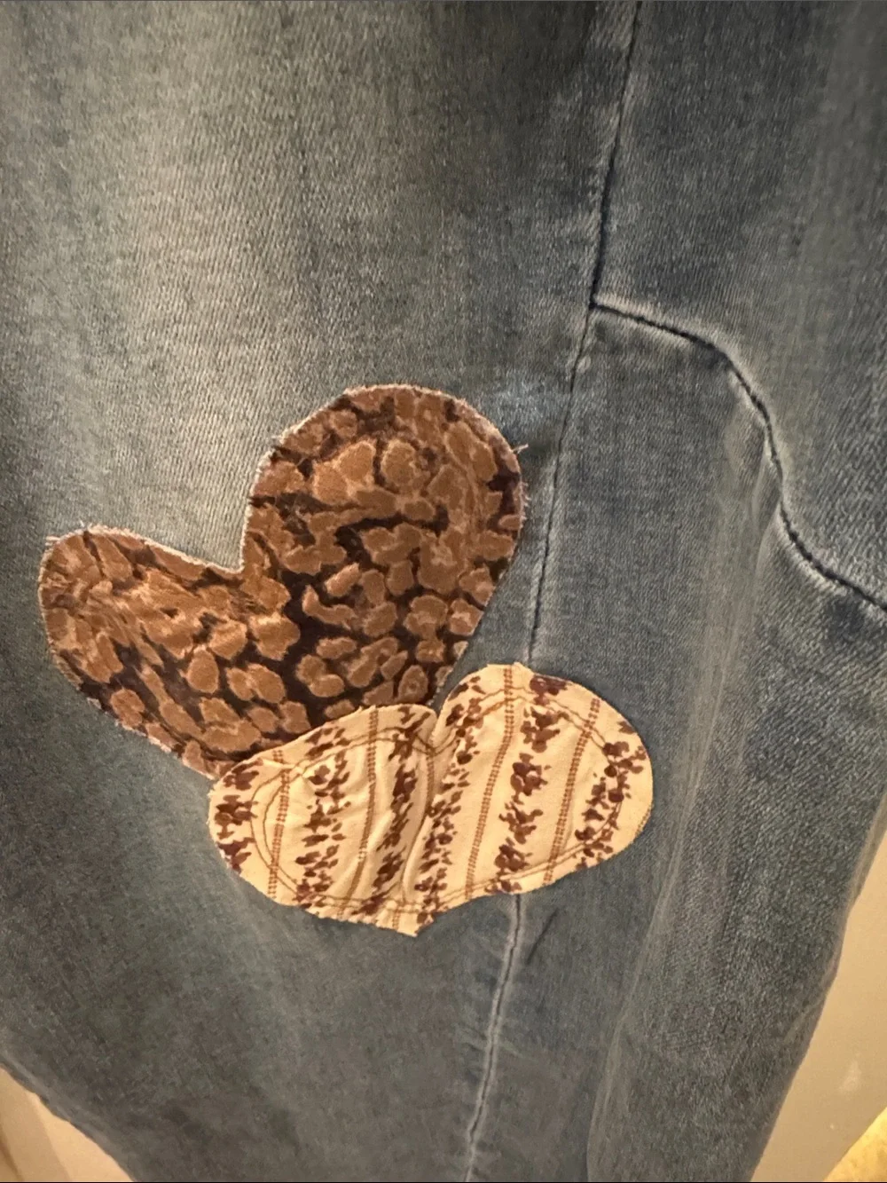 Easel barrel jeans  Heart-Patch Women’s